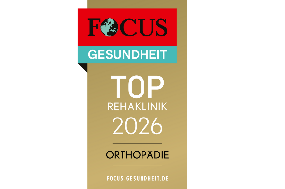 Qualitätssiegel Top Klinik 2026 in der Orthopädie Qualitätssiegel Top Klinik 2026 in der Orthopädie